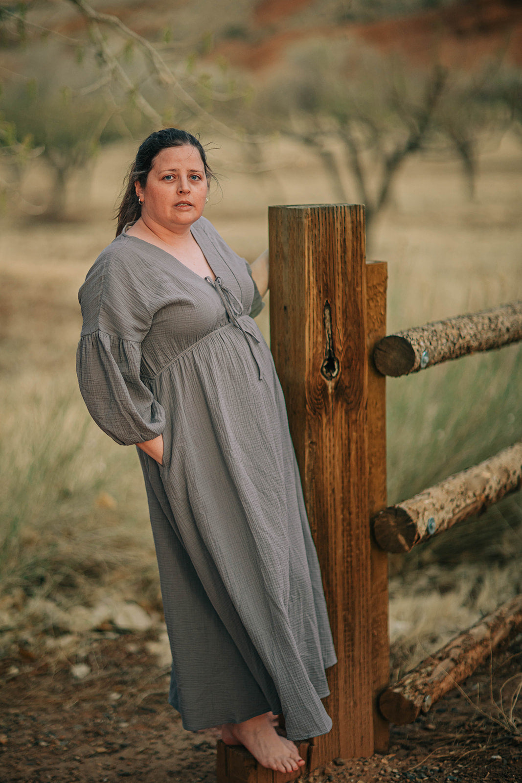 Lauren Dress - Dusty Seafoam